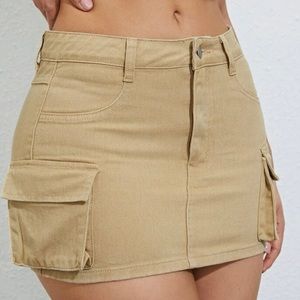 Sale🌺 Khaki mini skirt